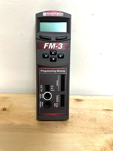 FM-3 Control Techniques Programmazione Modulo FM3 Emerson Servo