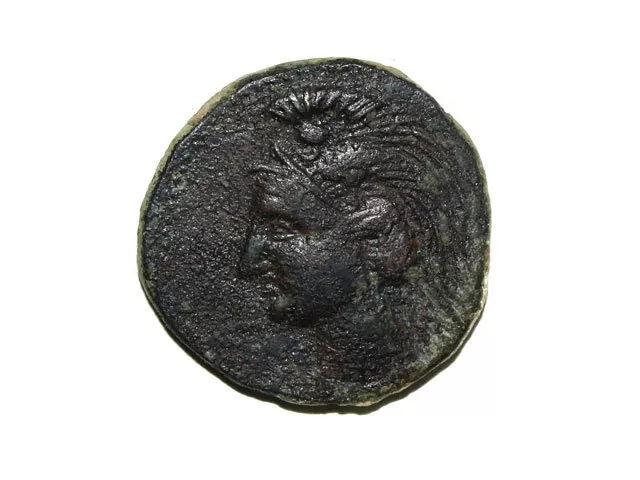 Monedas Ibericas: Cartagonova. Unidad, Finales s. III a.c., 220 a.c. Aprox.