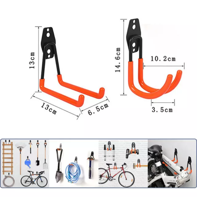 Bicycle Wall Mount Holder Rack Mountain Bike Storage Hanger Hanging Hooks Stands