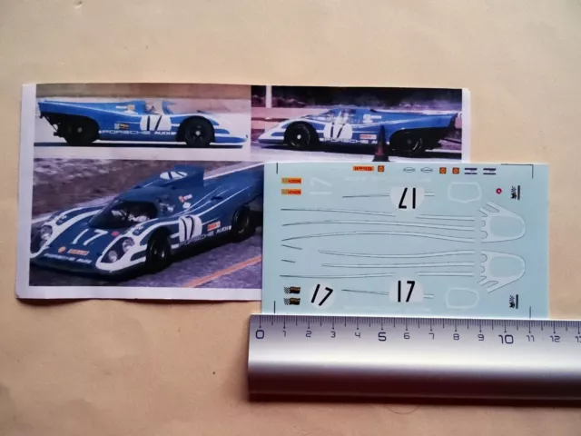 Decal 1/43 Dmc Porsche 917 Audi Hermann Lins Sebring 1970 Solido Minichamps Ixo