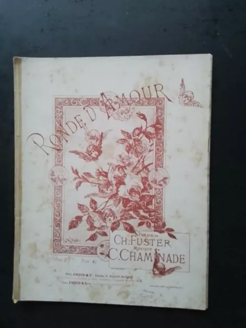 Partitions Anciennes Piano & Chant - Chaminade - Ronde D'amour