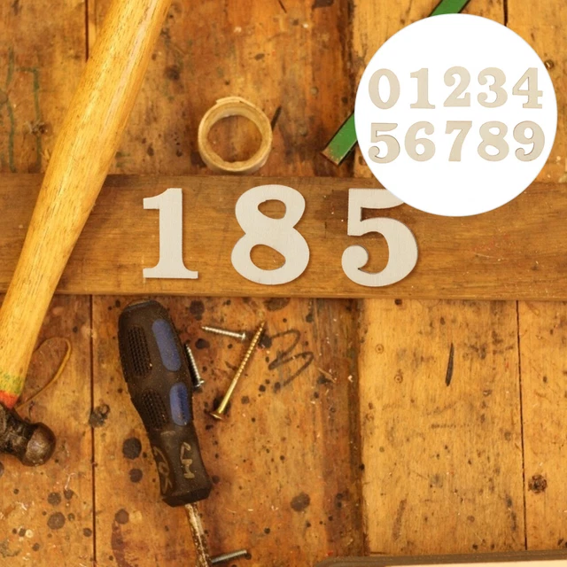 Lot De 200 Lettres Et Chiffres En Bois - 15mm Majuscules - Pour Scrapbooking, Mariage, Décoration, Bricolage
