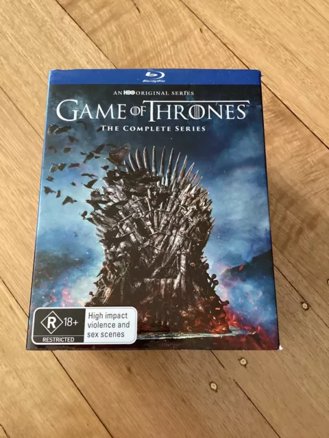 Game Of Thrones Season 1- 8 The Complete Series 33 Disc Blu-ray Box Set, As New