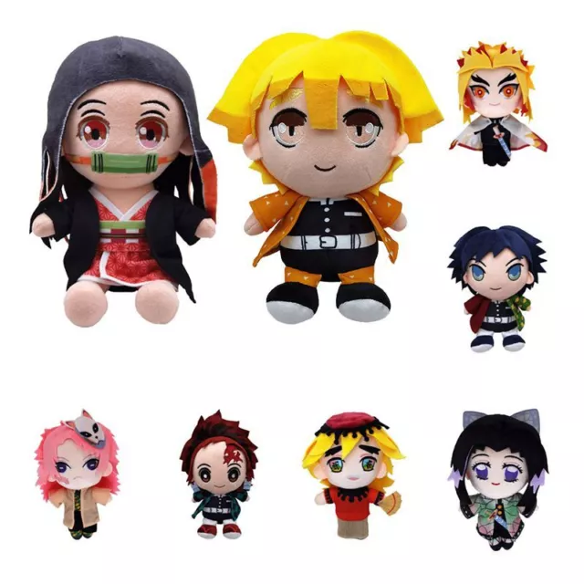 Anime Demon 7.8in Slayer Kimetsu No Yaiba Soft Plush Doll Stuffed Toy Gift Kids