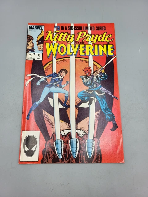 Kitty Pryde And Wolverine Vol 1 #5 March 1985 Courage Illustrated Marvel Comic
