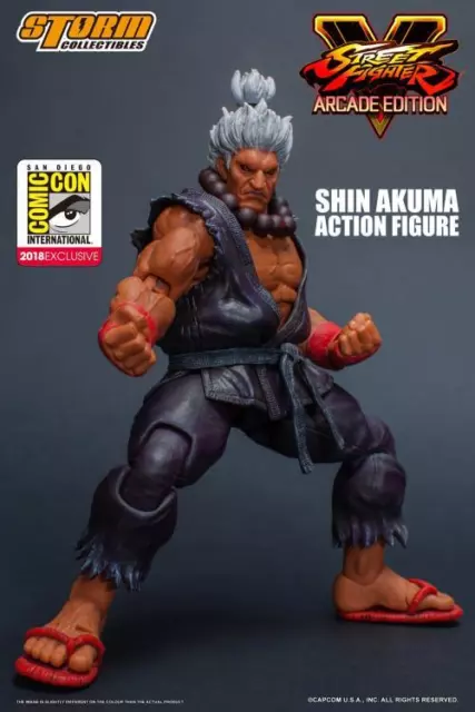 SDCC 2018 1/12 Street Fighter V Shin Akuma Figure Storm Collectibles