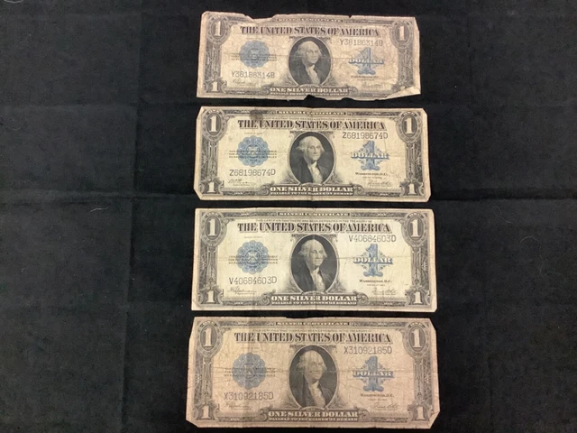 1923 $1 One Dollar “Horse Blanket” Silver Certificate Large Notes!!!