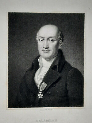 JEAN BAPTISTE REGNAULT Portrait LITHOGRAPHIE Julien Leopold Boilly 1820 