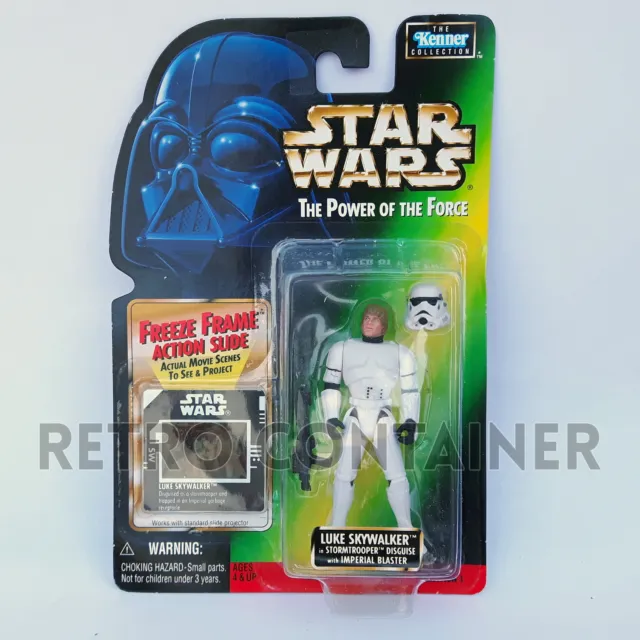 STAR WARS Kenner Hasbro Action Figure - POTF POTF2 - Luke Skywalker Stormtrooper