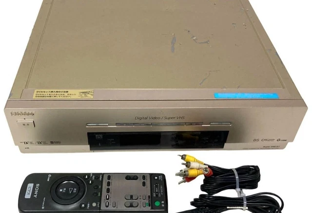 SONY WV-DR7 MINIDV Super VHS VCR Dual Video Cassette Recorder Deck