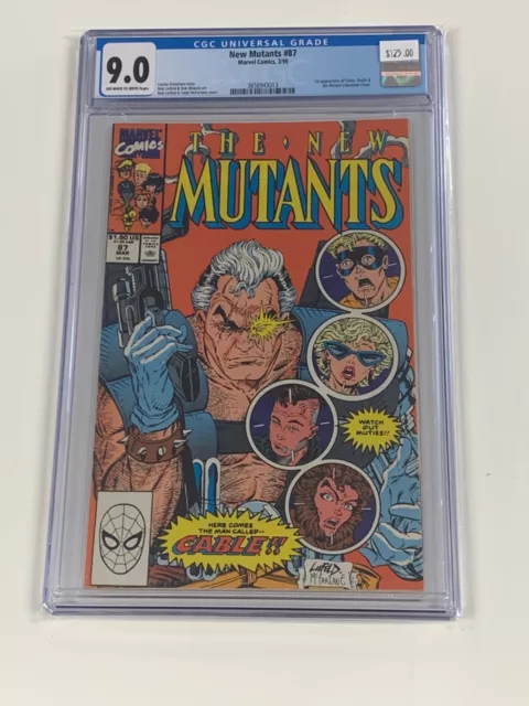 New Mutants #87 CGC 9.0 Marvel Comics