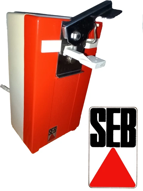 Ouvre boite électrique Calor, orange, vintage années 70 - Électroménager