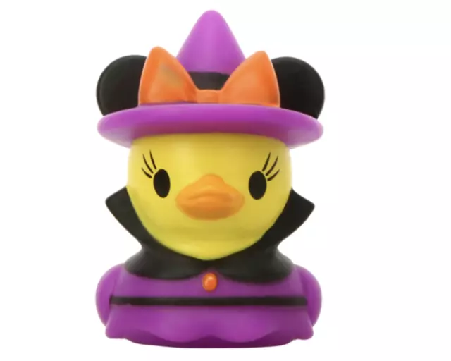 Disney Halloween Duckz Gomma Withch Ducky Bagno Giocattolo Nuovo con Etichetta