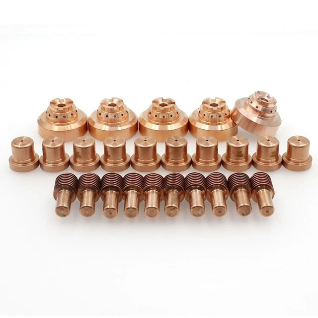 Kit Testa Torcia Al Plasma S45 Con Punte Ed Elettrodi - 22 Pezzi, Compatibile Con OEM, Non Originale - Foto 7