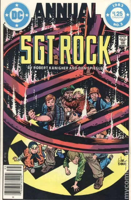 Sgt. Rock Annual Canadian Price Variant #3 VG 4.0 1983 Stock Image Low Grade