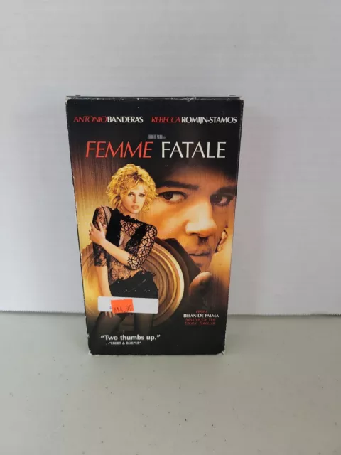 FEMME FATALE VHS VCR Video Tape Movie Rebecca Romijn-Stamos Used $2.99 ...