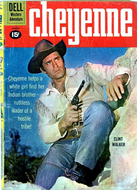 Cheyenne #20 Dell Western- Clint Walker-Photo Cover-1961-NO RESERVE!