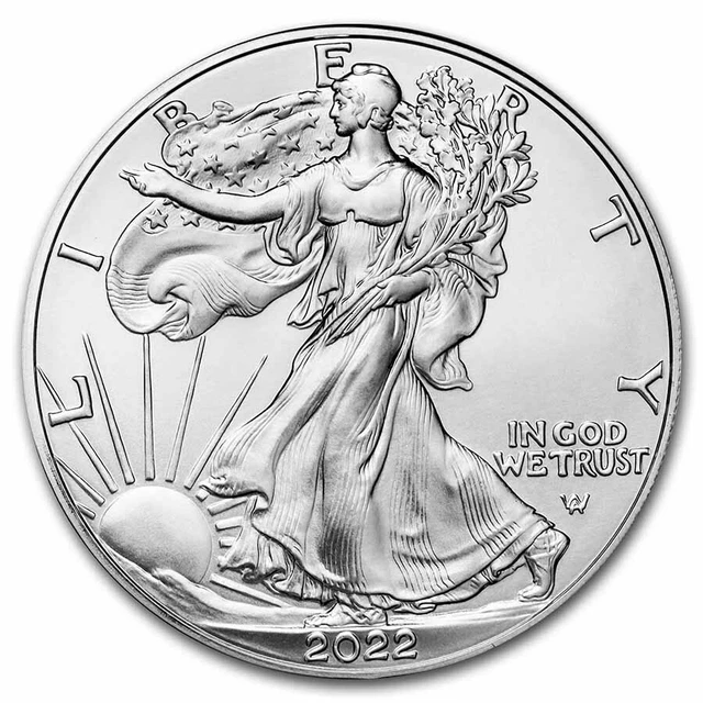 2022 Silver Eagle 1$ Dollar Usa Argent 999 Etats Unis Ounce Oz