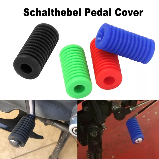 Motorrad Shift Schalthebel Pedal Rubber Cover Fußstütze Pad Für Honda Yamaha