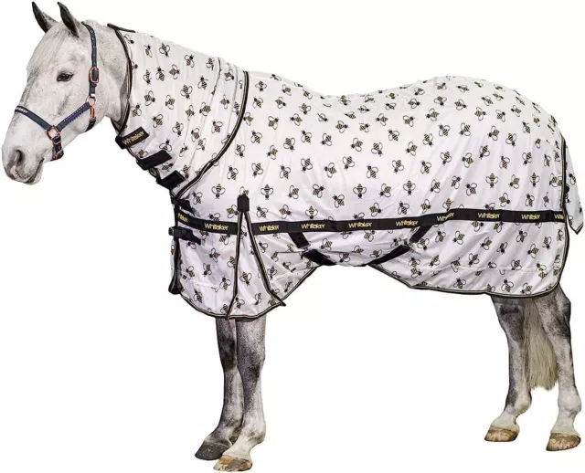 John Whitaker Zebra/Bee Fly Mesh Rug Combo Pony Horse Rrp £49.95 2