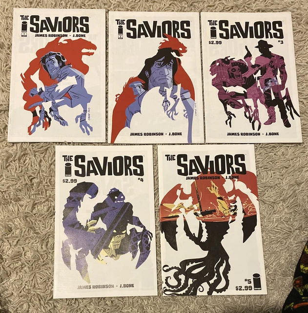 The Saviors #1 - #5 Complete Image Comics 2013 Sent In A CBoard Mailer Saviours