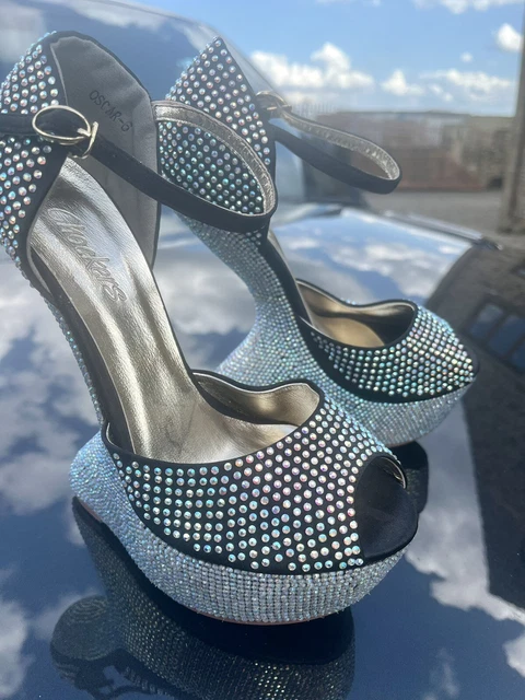 Rhinestone outlet shoes uk
