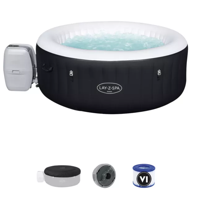 Bestway 60001 Idromassaggio Gonfiabile Lay-Z-Spa Miami AirJet 180x66 cm 2