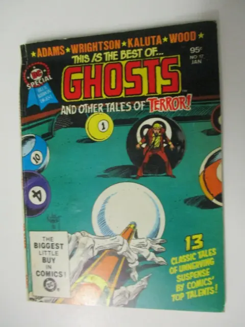 Dc Special Blue Ribbon Digest #17 1982 Ghosts + Tales Of Terror Fine- Neal Adams