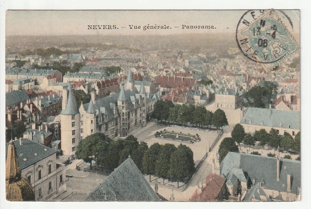 NEVERS - Nievre - CPA 58 - panorama - cp couleur