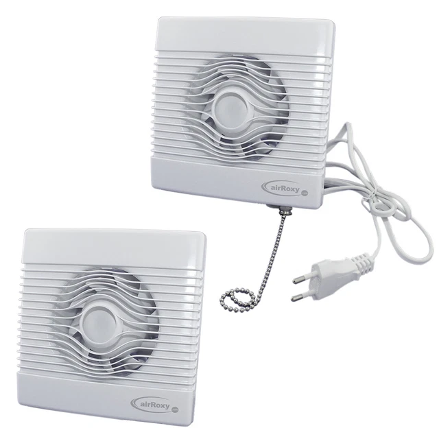 STERR Bianco Aspiratore Bagno 100 co LED TIER Ventilatore Da