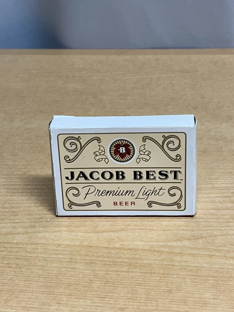 JACOB BEST Premium Light Beer Playing Cards Vintage Deck