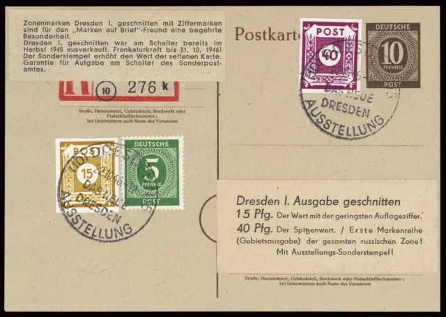 1945, SBZ Ostsachsen, 50A+47A u.a., Brief - 1575024