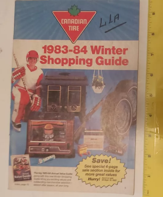 *Rare"Canadian Tire Corp 1983-84 Winter Shopping" Catalogue- Excellent Condition