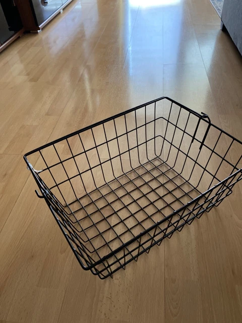 Einkaufskorb für Rollator  Metallkorb schwarz