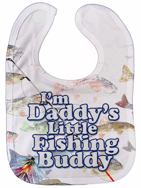 Baby Angellätzchen I'm Daddy's kleiner Angelkumpel Fisch Papa Vater Geschenk Subli