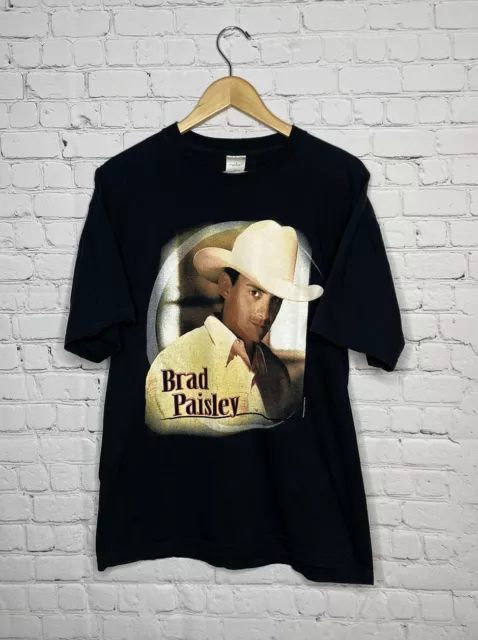 Vintage 2003 Brad Paisley Concert Tour Tee Shirt Country Music Mens Sz L Large