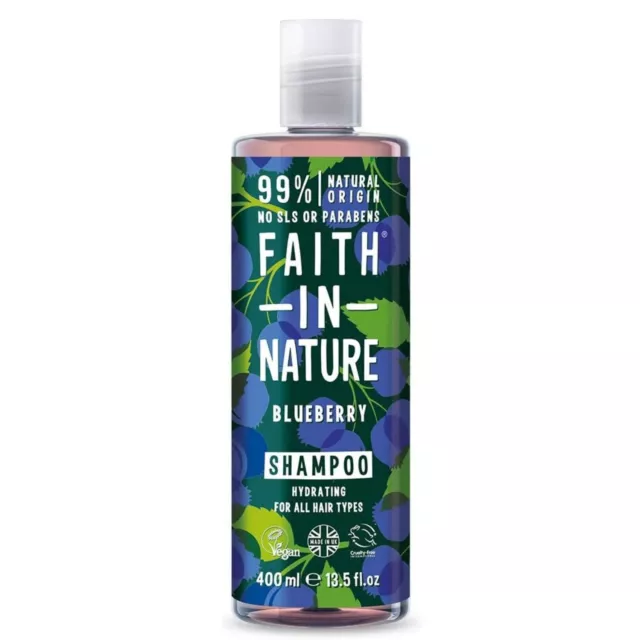 Faith in Nature Shampoo 400ml - Blaubeere