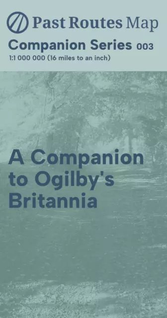 A Companion to Ogilby's Britannia - map showing old roads of England and Wales