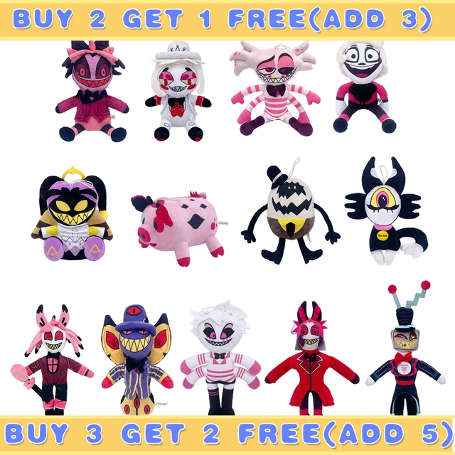 Hazbin Hotel Party Decoraties Verjaardag Cake Topper Alastor Angel Dust Charlie Figuur Acryl Insert Sticks Tag