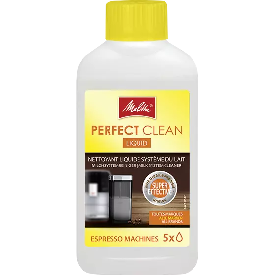 Melitta Perfect Clean Milk Systen Cleaner - Coffee Machine Liquid Cleaner