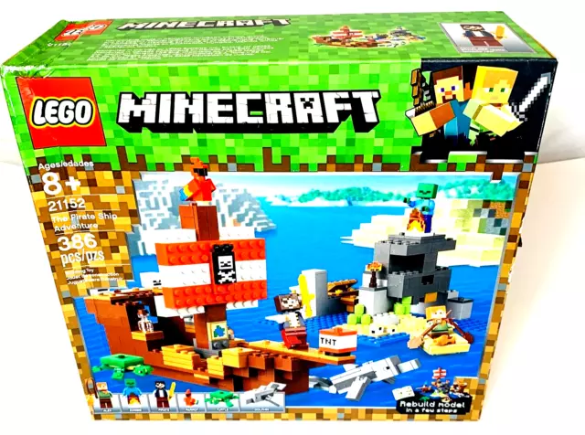 LEGO Minecraft 21152 The Pirate Ship Adventure Building Set *Retired*