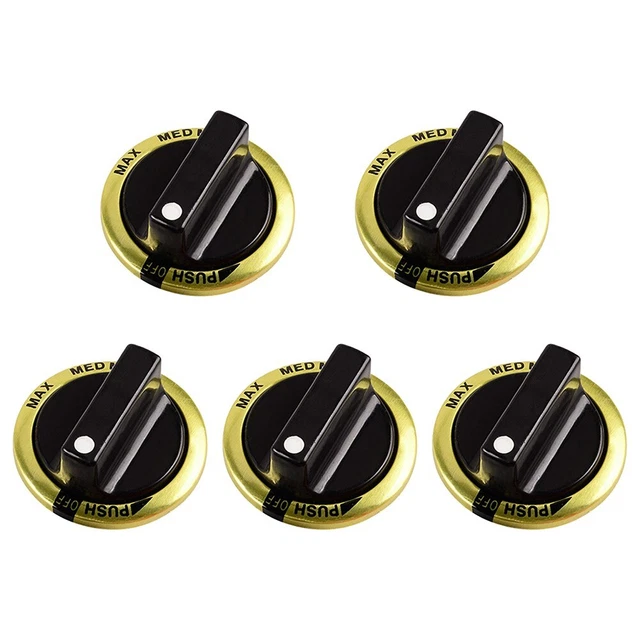 Ensemble de boutons de commande de cuisinière à gaz facile à nettoyer et conf