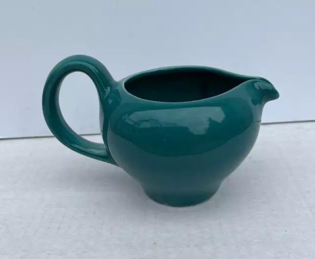 Russel Wright Redesigned Iroquois Casual Creamer Turquoise MCM - Rare HTF