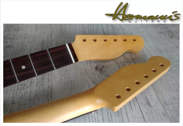 Tele Canadian Maple Neck, Pau Ferro Fretboard, Aged Nature Nitro Satin 21 Frets