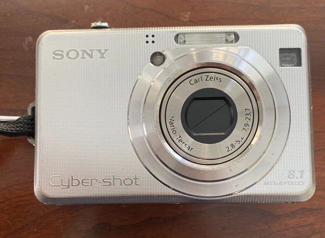 Sony Cyber-shot DSC-W100 8.1MP Digital Camera - Silver