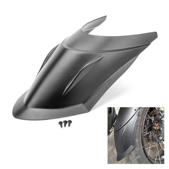 Accessoire BMW R1200GS Garde-boue Extension Pour BMW R1200GS/R1250GS - Protection Anti-éclaboussures, Noir, 2013-2023 Extension Garde Boue Adventure
