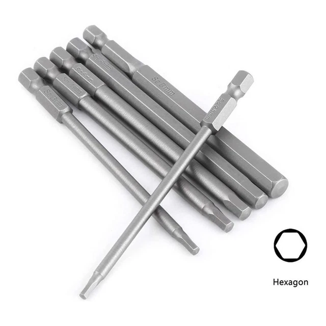 2 Aste Esagonali In Acciaio Inox 100 Mm X 3 Mm Per Modellismo Aeroplani RC - Sourcingmap