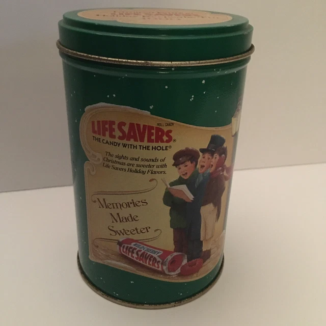 Planters Lifesavers Co Limited Edition Christmas Holiday Keepsakes Tin 1990