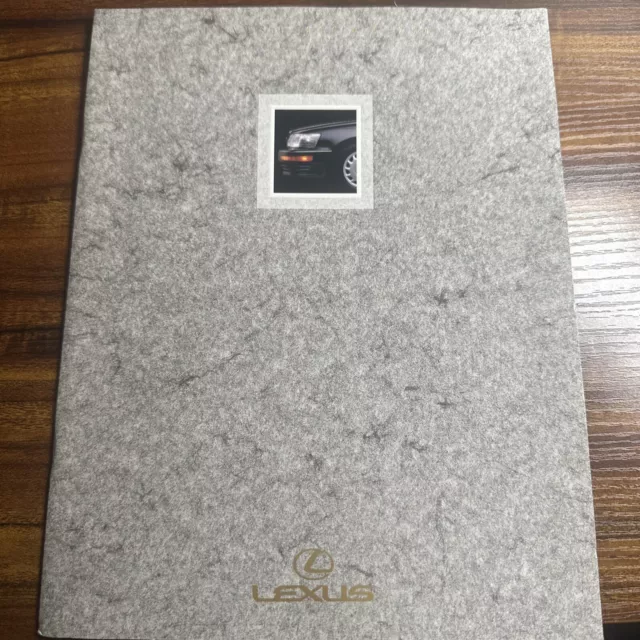 1990 Lexus 20-page Original Car Dealer Sales Brochure Catalog - ES250 LS400