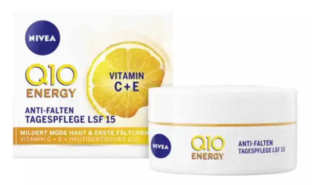 ✅ NIVEA Q10 Energy Anti-Falten Tagespflege Creme LSF 15 Gesichtspflege 50ml ✅